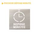 Photo : Pochoir dépose minute PVC souple 0.2 mm