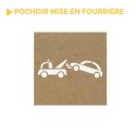 Photo : Pochoir Mise en Fourrière PVC souple 0.2 mm