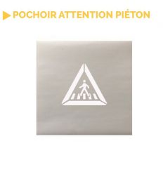 Pochoir Attention piéton
