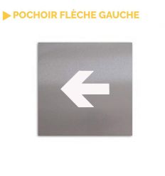 Pochoir flèche direction à  gauche