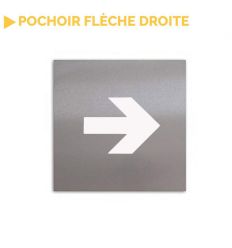 Pochoir flèche direction à droite