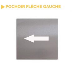 Pochoir flèche direction à gauche
