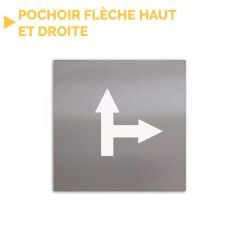 Pochoir flèche HAUT ET DROITE