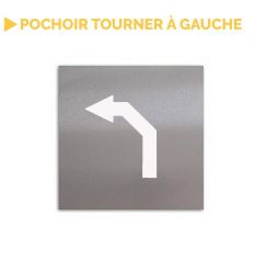 Pochoir flèche tourner à gauche