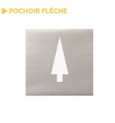 Pochoir flèche de parking tout droit en aluminium