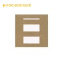Photo : Pochoir rayé PVC souple 0.2 mm