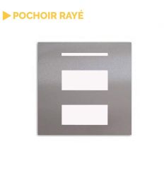 Pochoir rayé