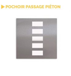 Pochoir passage piéton deux parties