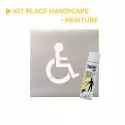 Kit pochoir handicapé + Peinture 1 kg