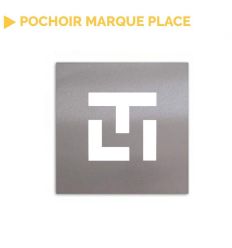 Pochoir marque place en PVC