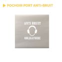 Photo : Pochoir port casque anti-bruit avec texte