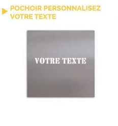 Pochoir "votre texte" une ligne