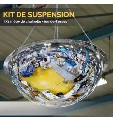 Kit de Suspension (5 x 1 mètre de chaînette + jeu de 6 esses)