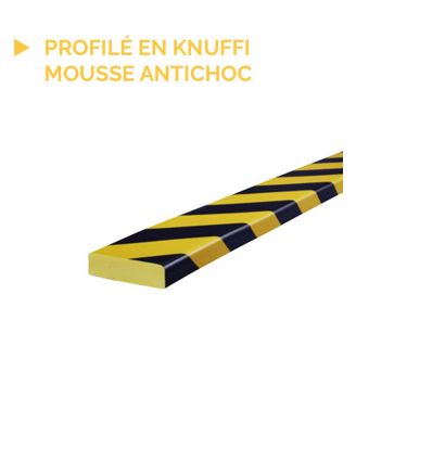 Profilé Knuffi de protection type S Jaune et Noir 