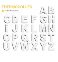  Thermocollé Lettres (de A à Z)