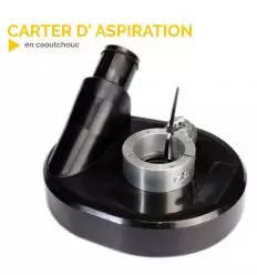 Carter d'aspiration en caoutchouc