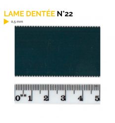 Lame dentée 