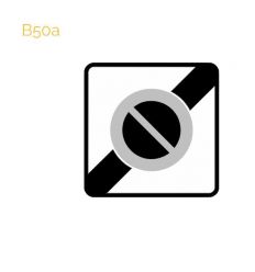 B50a - Panneau sortie de zone à stationnement interdit Mysignalisation.com