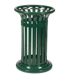 Poubelle Extérieure Tulipe 60 L vert mousse