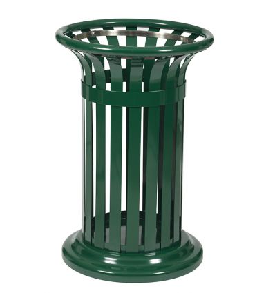 Poubelle Extérieure Tulipe 60 L vert mousse