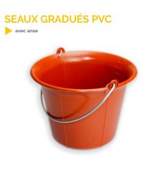 Seau gradué PVC avec anse Mysignalisation.com