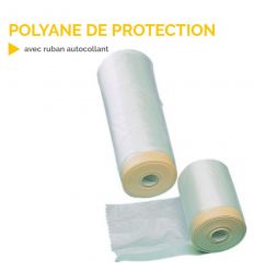 Polyane de protection avec ruban autocollant Mysignalisatin.com