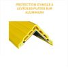 Protection d'angle à alvéoles plates sur aluminium