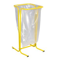 Support de Sac Tubulaire en Acier sur pied jaune colza 110 Litres