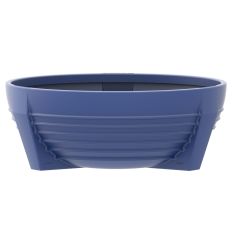 Jardinière en polyéthylène de diamètre 100 cm Bleu sécurité 5005