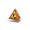 Photo : AK5 - Panneau de travaux tripode chantier