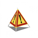 Photo : AK14 - Panneau de dangers pliable tripode chantier