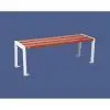 Banquette extérieure 1200 acajou blanc