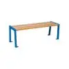 Banquette extérieure 1200 chene clair bleu