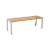 Banquette extérieure 1200 chene clair gris soie