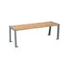 Banquette extérieure 1200 chene clair gris 9007