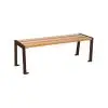 Banquette extérieure 1200 chene clair marron 8017
