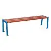 Banquette extérieure 1800 acajou bleu
