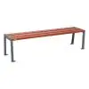 Banquette extérieure 1800 acajou gris 9007
