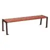 Banquette extérieure 1800 acajou marron 8017