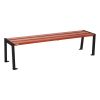 Banquette extérieure 1800 acajou noir