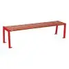 Banquette extérieure 1800 acajou rouge 3020