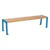Banquette extérieure 1800 chêne clair bleu