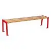 Banquette extérieure 1800 chêne clair rouge 3020