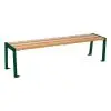 Banquette extérieure 1800 chêne clair vert