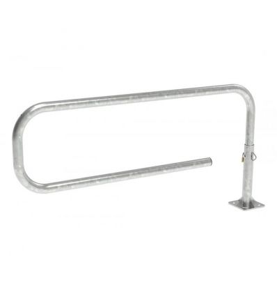 Barrière pivotante trombone acier galva