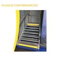 Photo : Contremarche en aluminium Jaune - 1 mètre