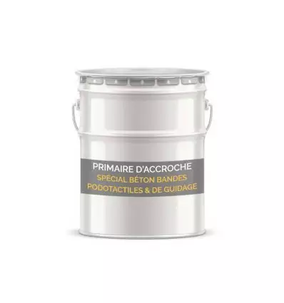 Primaire spécial béton pour bandes podotactiles et bandes d'aide à l'orientation