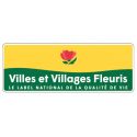 Panneau de Signalisation Villes et Villages Fleuris avec 1 fleur