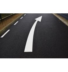 Marquage thermocollé flèche de rabattement