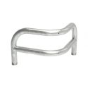 Photo : Arceau de protection d'angle Industriel renforcé à 2 pieds Acier galvanisé - H. 430 x L. 580 x l. 580 mm - À sceller